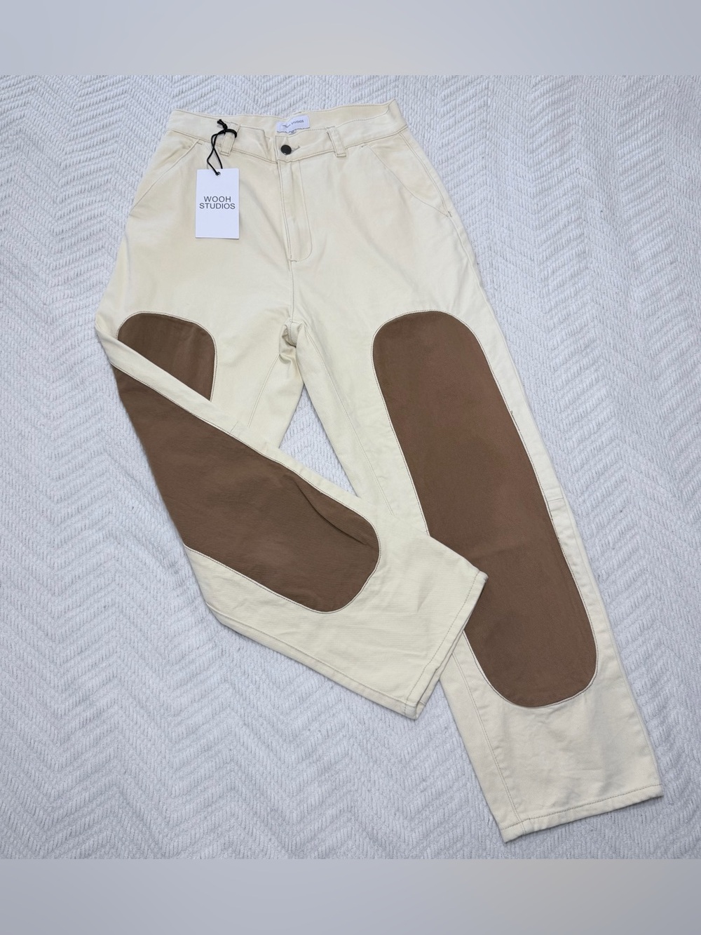 NWT WOOH STUDIOS colour block indie/streetwear  label jeans/pants - 32